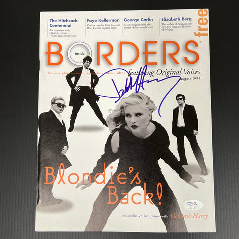 Deborah Harry signed magazine PSA Autographed Blondie