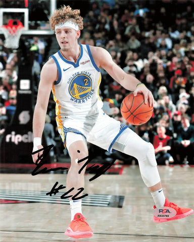 Brandon Podziemski signed 8x10 photo PSA/DNA Warriors Autographed