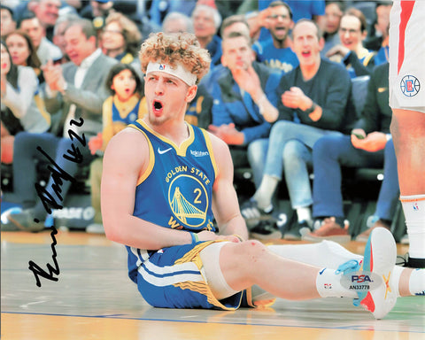 Brandin Podziemski signed 8x10 photo PSA/DNA Golden State Warriors Autographed