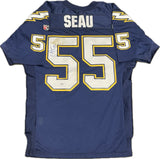 Junior Seau Signed Jersey PSA San Diego Chargers Autographed