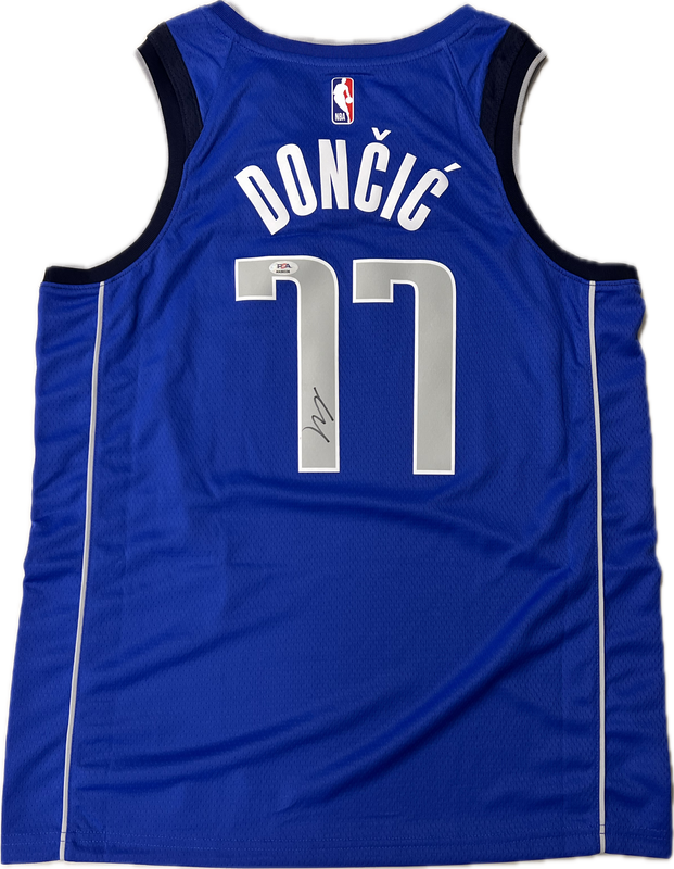 Luka Doncic signed jersey PSA/DNA Dallas Mavericks Autographed