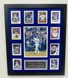 Freddie Freeman 10-Card Custom Display Frame Los Angeles Dodgers