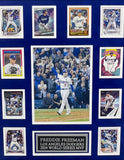 Freddie Freeman 10-Card Custom Display Frame Los Angeles Dodgers
