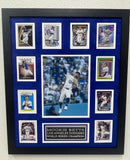 Mookie Betts 10-Card Custom Display Frame Los Angeles Dodgers