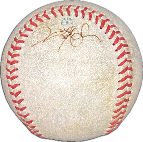 David Adams signed baseball PSA/DNA autographed ball Yankees