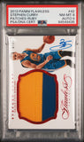 2013 Panini Flawless Patches Ruby #42 Stephen Curry Signed PSA MINT 8 AUTO 9 PSA Slabbed Warriors