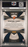 2009-10 Panini Certified Fabric/Game-NBA Die-Cut #FOGSC Stephen Curry Signed PSA NM 7 AUTO 10 PSA Slabbed Warriors