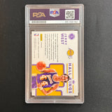 2017 Panini Donruss Optic Hall Kings #12 JERRY WEST Signed Card Auto 10 PSA Slabbed Lakers