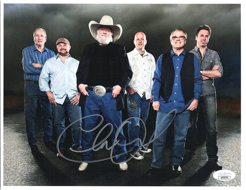 Charlie Daniels signed 8x10 photo JSA Autographed