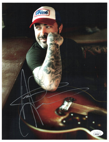 Aaron Lewis signed 8x10 photo JSA Autographed Country
