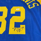 Trayce Jackson-Davis Signed jersey PSA/DNA Golden State Warriors Autographed