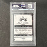 2016-17 Panini Complete #72 Wesley Johnson Signed Card Autographed AUTO PSA Slabbed Clippers