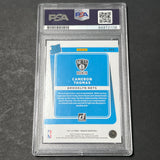 2021-22 Panini Donruss Rated Rookie Hoops #203 Cameron Thomas Signed Card PSA/DNA Encapsulated