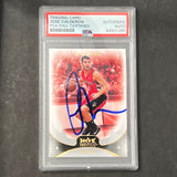 2008-2009 Fleet NBA Top Prospects #15 Jose Calderon Signed Card AUTO PSA Slabbed Raptors