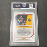 2019-20 Panini Chronicles Threads #99 Kevin Porter Jr. Signed Card PSA Slabbed Cavaliers