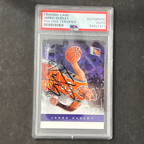 2012 Panini #39 Jared Dudley Signed Card AUTO PSA Slabbed Suns