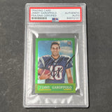 2014 Topps RC #8 Jimmy Garoppolo Signed Card AUTO PSA Slabbed Patriots