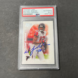 2005 Topps #102 Signed Card Michael Jenkins AUTO PSA ATLANTA FALCONS