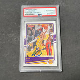 2020-21 Panini Donruss #132 Kyle Kuzma Signed Card Auto PSA Slabbed Lakers