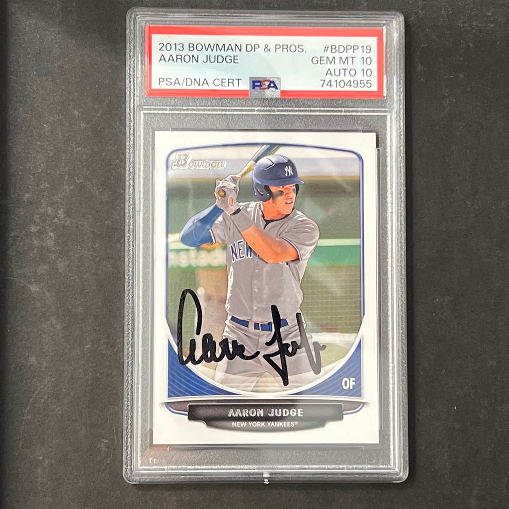 Aaron Judge Autographed Memorabilia