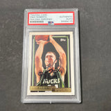 1992-93 Topps #135 Fred Roberts Signed Card AUTO PSA Slabbed Bucks