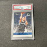 2012-13 Panini Prestige #115 Luke Ridnour Signed Card AUTO PSA Slabbed Timberwolves