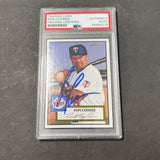 2001 Topps Heritage #109 Ron Coomer Signed Card AUTO PSA Slabbed Twins
