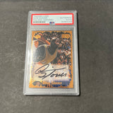 1999 Edge #Rr-19 Dion Glover Signed Card PSA Slabbed Hawks RC