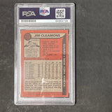 1979-80 TOPPS #112 JIM CLEAMONS Signed Card AUTO PSA Slabbed Knicks