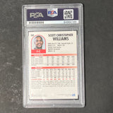 1994-95 NBA Hoops #360 Scott Williams Signed Card AUTO PSA Slabbed 76ers