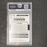 2015-16 NBA Hoops #175 Thomas Robinson Signed Card AUTO PSA Slabbed Nets