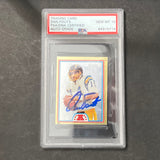 1982 Topps #221 Dan Fouts Signed Card AUTO 10 PSA Slabbed Chargers