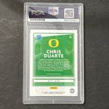 2021-22 Panini Chronicles Draft Picks #43 Chris Duarte Signed Card AUTO 10 PSA slabbed Oregon