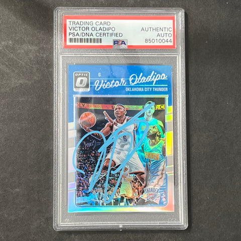 2016-17 Panini Donruss Optic #146 Victor Oladipo AUTO signed card PSA/DNA Signed Thunder