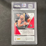 2019-20 Panini Mosaic #9 Fred VanVleet Signed Card AUTO PSA Slabbed Raptors