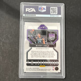 2021-22 Panini Prizm NBA Hoops #192 Buddy Hield Signed Card AUTO PSA Slabbed Kings