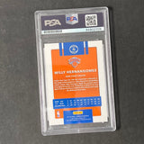 2017 Donruss #99 Willy Hernangomez Signed Card PSA Slabbed RC Knicks