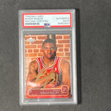 2003 Upper Deck #229 Roger Mason Signed Card Auto PSA Slabbed Bulls