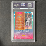 2019-20 Panini Hoops Premium Zero Gravity #4 Demar DeRozan Signed AUTO PSA Slabbed Spurs