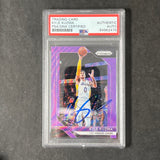 2018-19 Panini Prizm #16 Kyle Kuzma Signed Card Auto PSA Slabbed Lakers