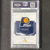 2016-17 Panini National Treasures #24 Thaddeus Young Signed Card AUTO PSA Slabbed Pacers