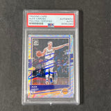 2020-21 Panini Prizm Optic #98 Alex Caruso Signed Card AUTO PSA Slabbed Lakers