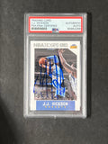 2015-16 Panini Hoops #123  J.J. Hickson Signed Card PSA Slabbed Nuggets