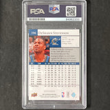 2009 Upper Deck #196 DeShawn Stevenson Signed Card AUTO PSA Slabbed Wizards