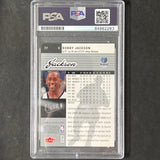 2006-07 NBA Fleer Ultra #77 Bobby Jackson Signed Card AUTO PSA Slabbed Grizzlies