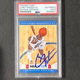 2012 Panini NBA Hoops#219 Corey Maggette Signed Card AUTO PSA Slabbed Pistons