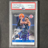 2012-13 Panini Prestige #95 Corey Maggette Signed Card AUTO PSA Slabbed Pistons