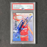 1995 Skybox NBA #43 Eric Piatkowski Signed Card AUTO PSA Slabbed Clippers