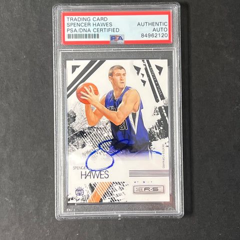 2009-10 Panini R&S #85 Spencer Hawes Signed Card AUTO PSA/DNA Slabbed RC Kings