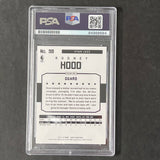 2015-16 NBA Hoops #98 Rodney Hood Signed Card AUTO PSA Slabbed Jazz